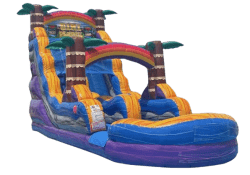 18ft Tiki Plunge Water Slide