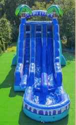 Tropical Deep 19 Foot Duel Lane Water Slide