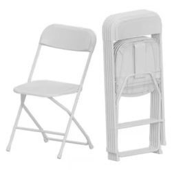 White Folding Chair