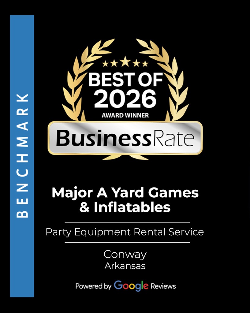 Customer review award for Major A Yard Games Conway AR